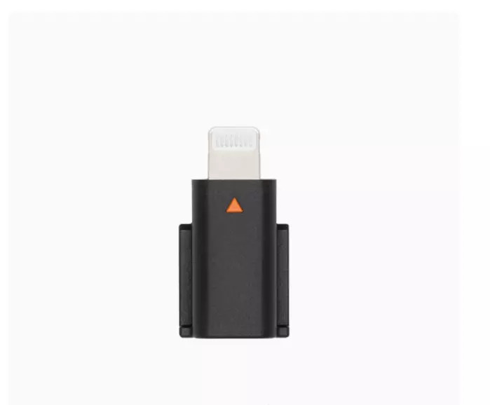 For DJI Mic2 Microphone to iPhone Lightning Phone Connector Adapter