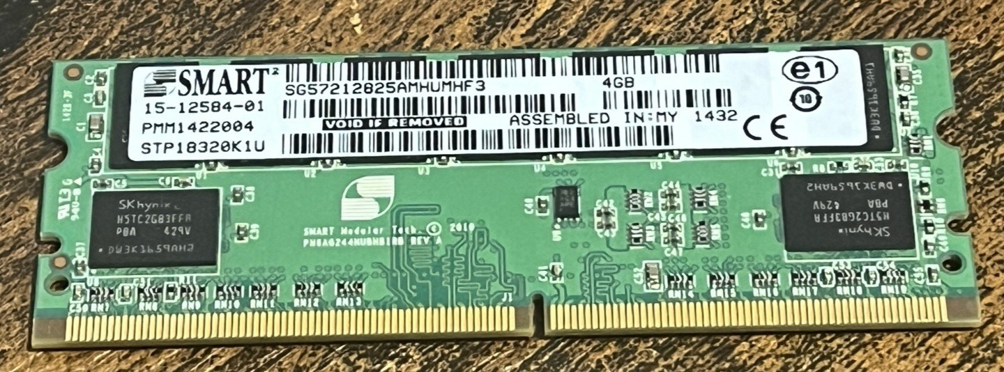 Cisco Smart 15-12584-01 4GB DDR3 Mini-DIMM Memory