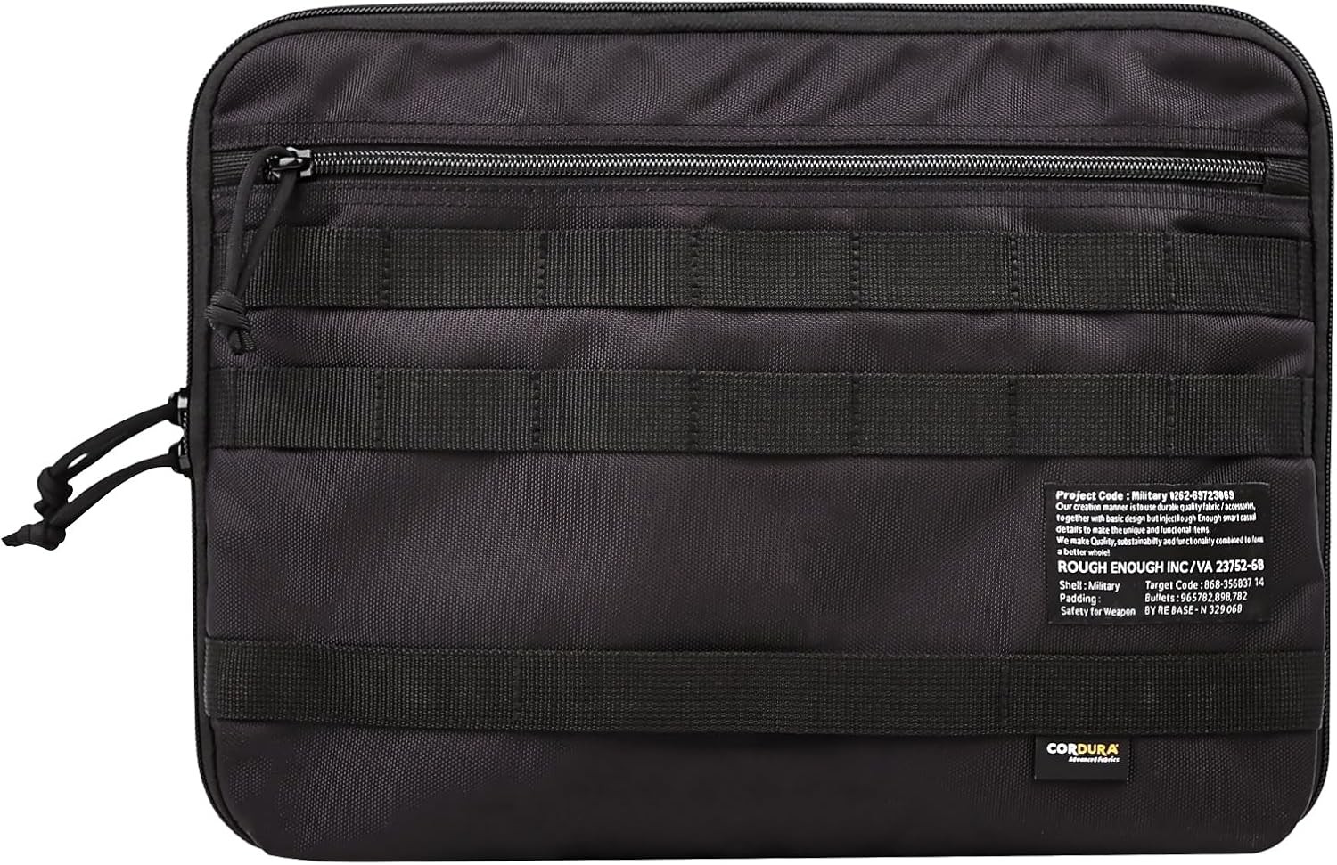 Rough Enough 14 Inch Laptop Case Sleeve Briefcase Bag with Tablet Black 