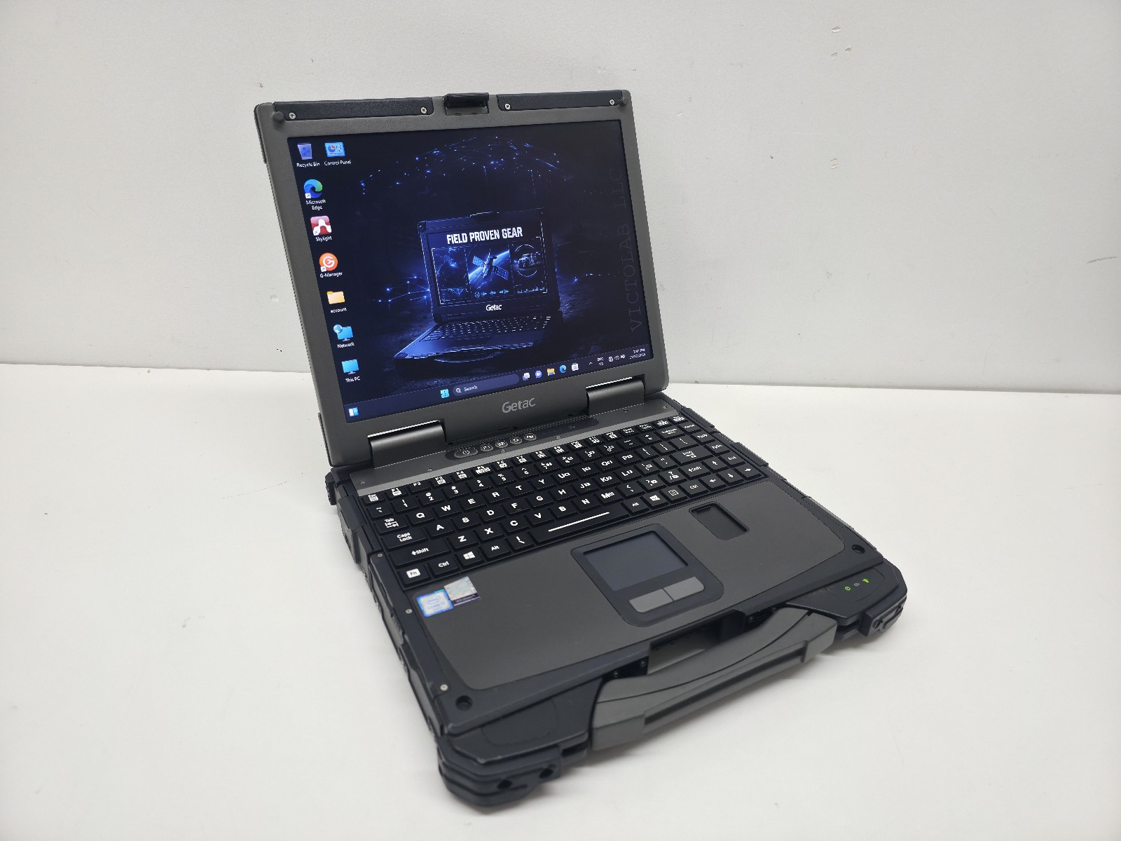 GETAC B300 G6 Laptop CORE I7 6th Gen 8GB 250GB SSD LTE Touch DVD Finger GPS