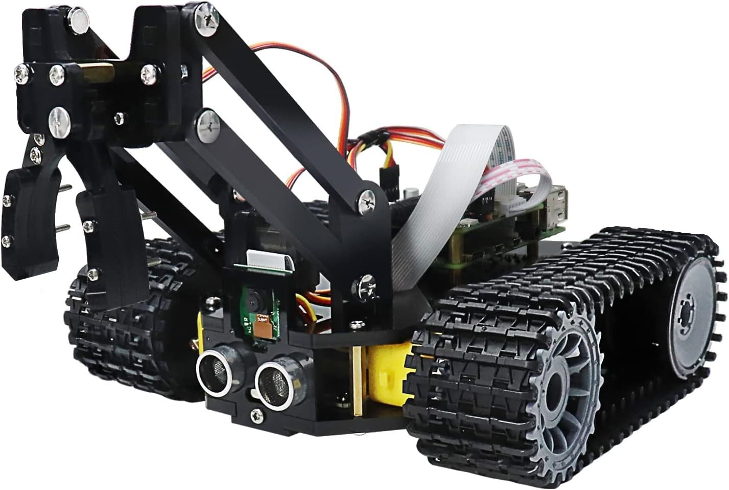 Freenove Tank Robot Kit for Raspberry Pi Camera App Control STEM Robot Kit