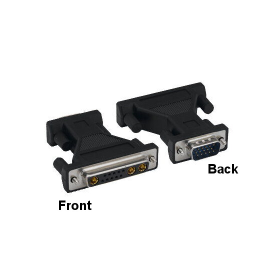LOT 10pcs DB13W3 Female to HD15 Male Adapter Molded for Sun System to VGA