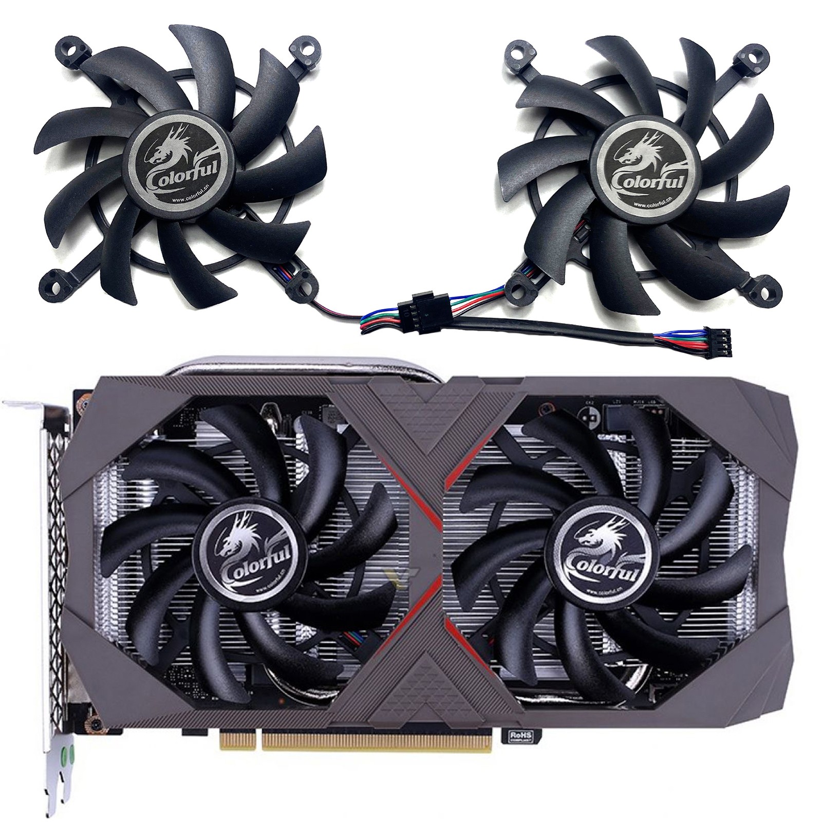 85MM Cooling Fans Graphic Card Cooling Fans for NVIDIA CMP 30HX GPU Graphic Card