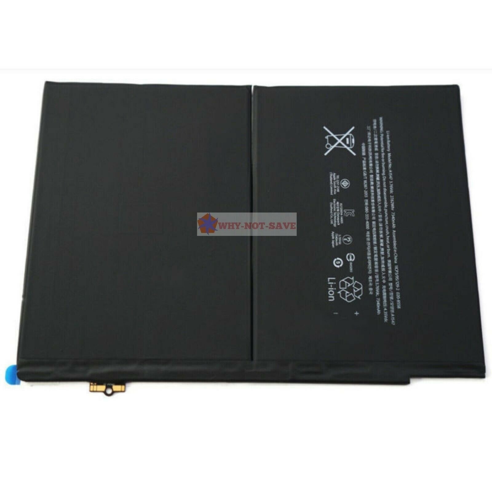 Premium Replacement Internal Battery part for Ipad 6 Air 2 2ND gen 7340mah 2014