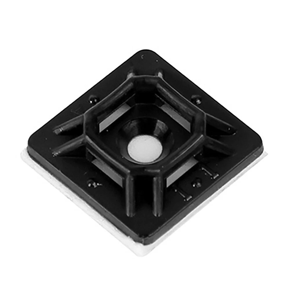 ACT Advanced Cable Ties AL-MP-750-0-C Mount Pad for Zip Ties (100 Bag, Black)