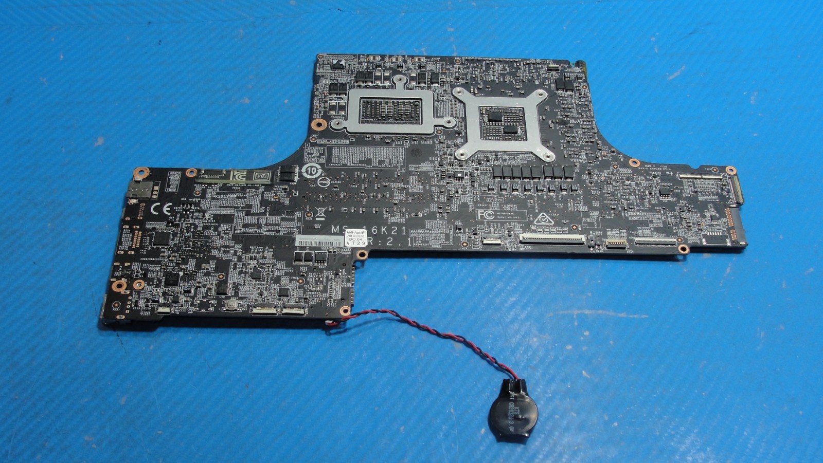 BOXX GoBoxx G2180 MS-16K2 Intel i7-7320H 3.1GHz P3000 Motherboard MS-16K51
