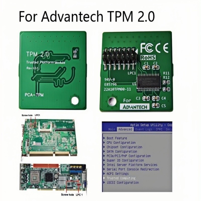 1PCS NEW For Advantech TPM 2.0 PCA-TPM(B1) Security Module Fast Delivery