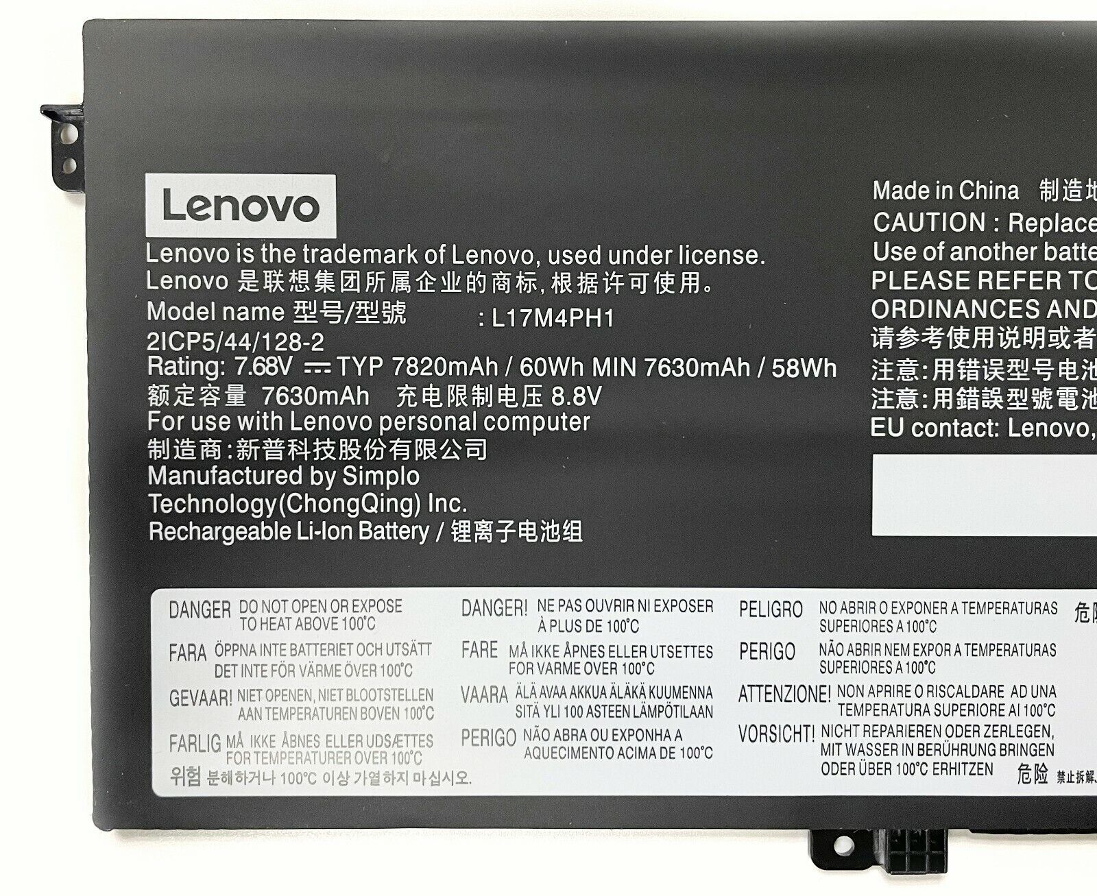 Genuine Battery L17C4PH1 L17M4PH1 For Lenovo YOGA C930-13IKB 7 Pro-13IKB Series