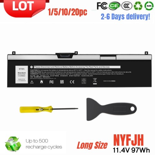 ✅LOT 1-20x Battery For Dell Precision 7330 7530 7540 7730 7740 Series 97wh NYFJH