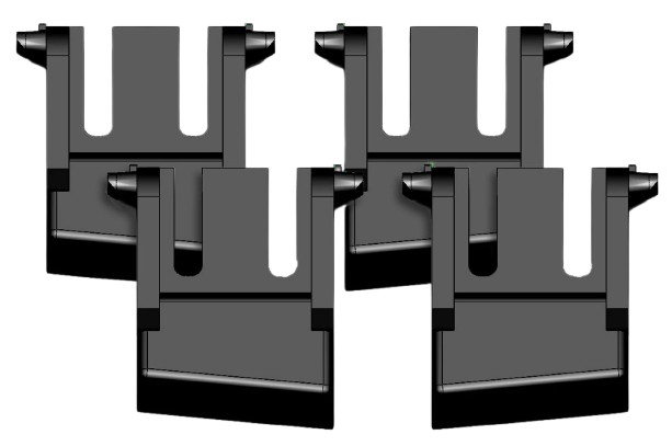 STRONGER ThinkPad TrackPoint II Keyboard KC-1957 Replacement Foot/Leg/Feet 4pc