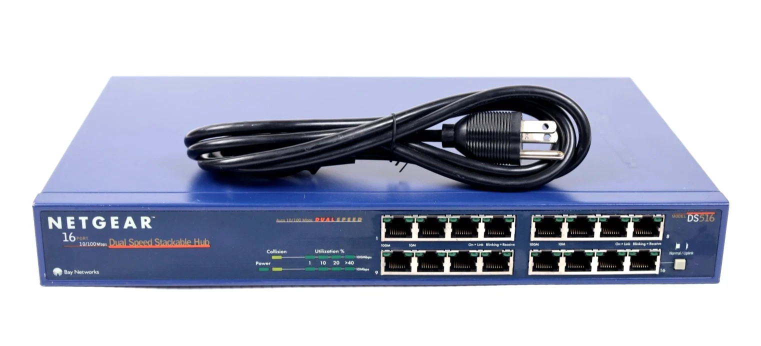 Netgear DS516 Dual Speed 16-Port 10/100 Mbps