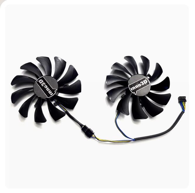 HAHF-Z Graphics Card Cooling Fan For INNO3D GTX1060 3GB X2 Black Gold God of War