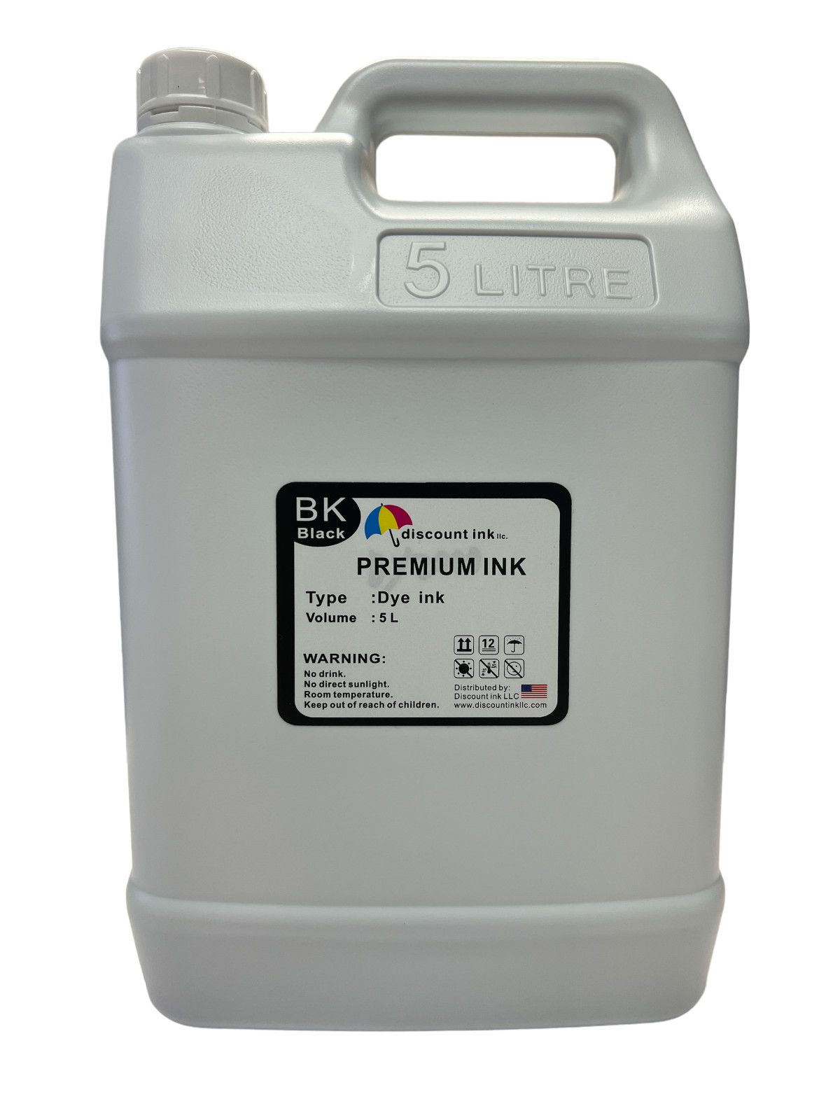 Refill Bulk Dye Ink compatible for HP Canon Brother Epson Printer 5000ml