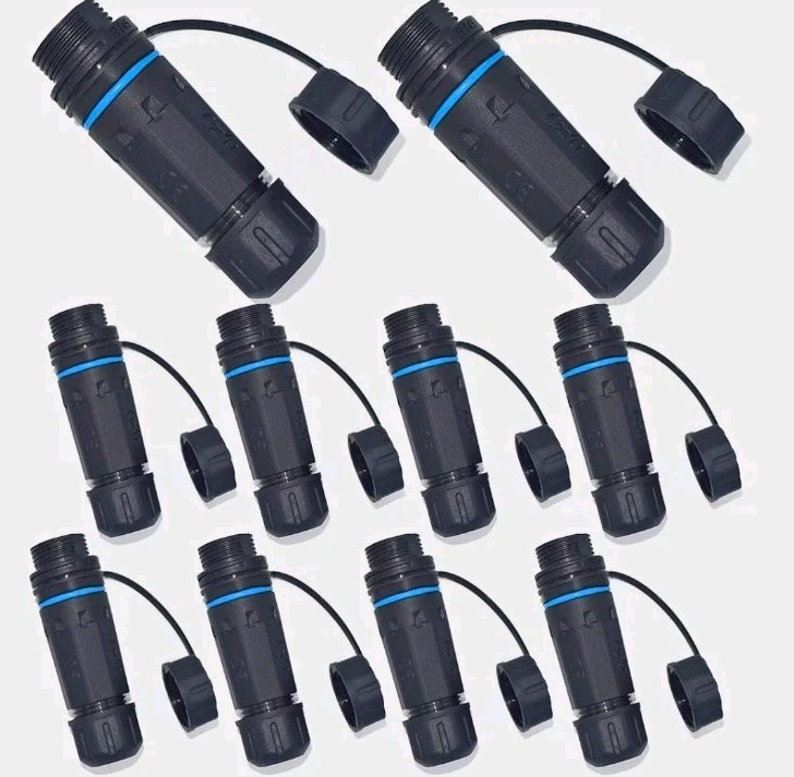 Lot of 20 ANMBEST Shielded RJ45 CAT6 IP68 Waterproof Panel Mount Connector New