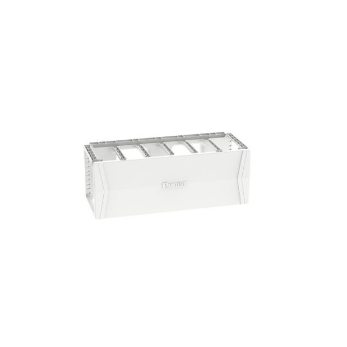 Panduit PR2HF4WH 2 Horizontal Single-Sided Cable Manager 4RU White