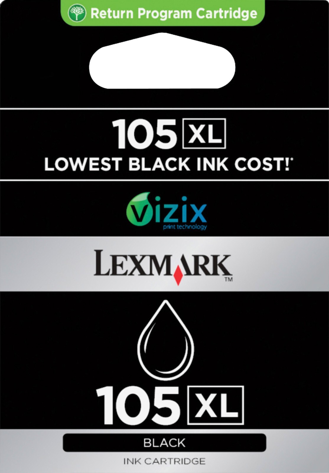New Genuine Lexmark 105XL Black Ink Cartridge Prestige Pro805