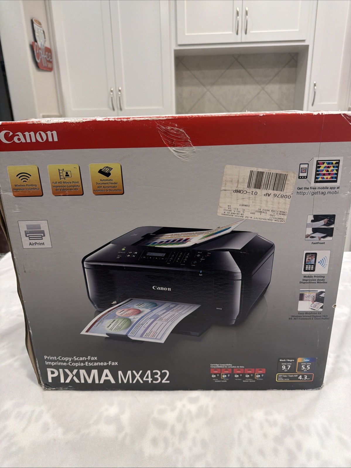 Canon PIXMA MX432 All-In-One Inkjet Printer New Sealed