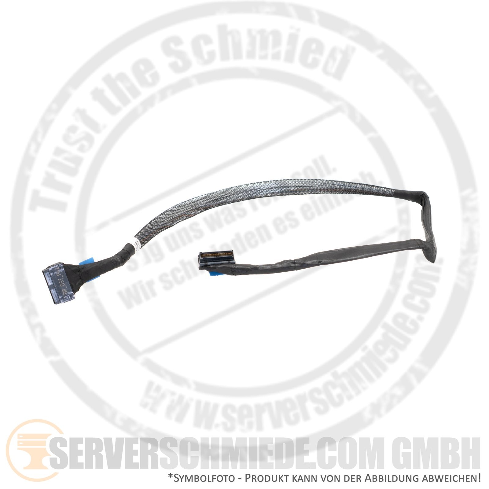 Dell 60cm NVMe cable cable 1x SFF-8654 straight to 1x SFF-8654 angle R7715 086N9V