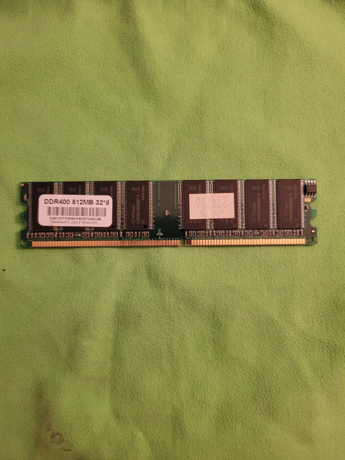 Infineon DDR400 512MB 32*8 RAM 