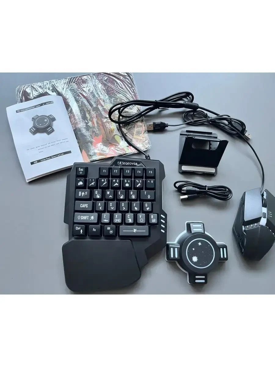 GAMING WIRELESS BLUETOOTH 5 IN 1 COMBO KEYBOARD AND MOUSE High Quality Keyboard