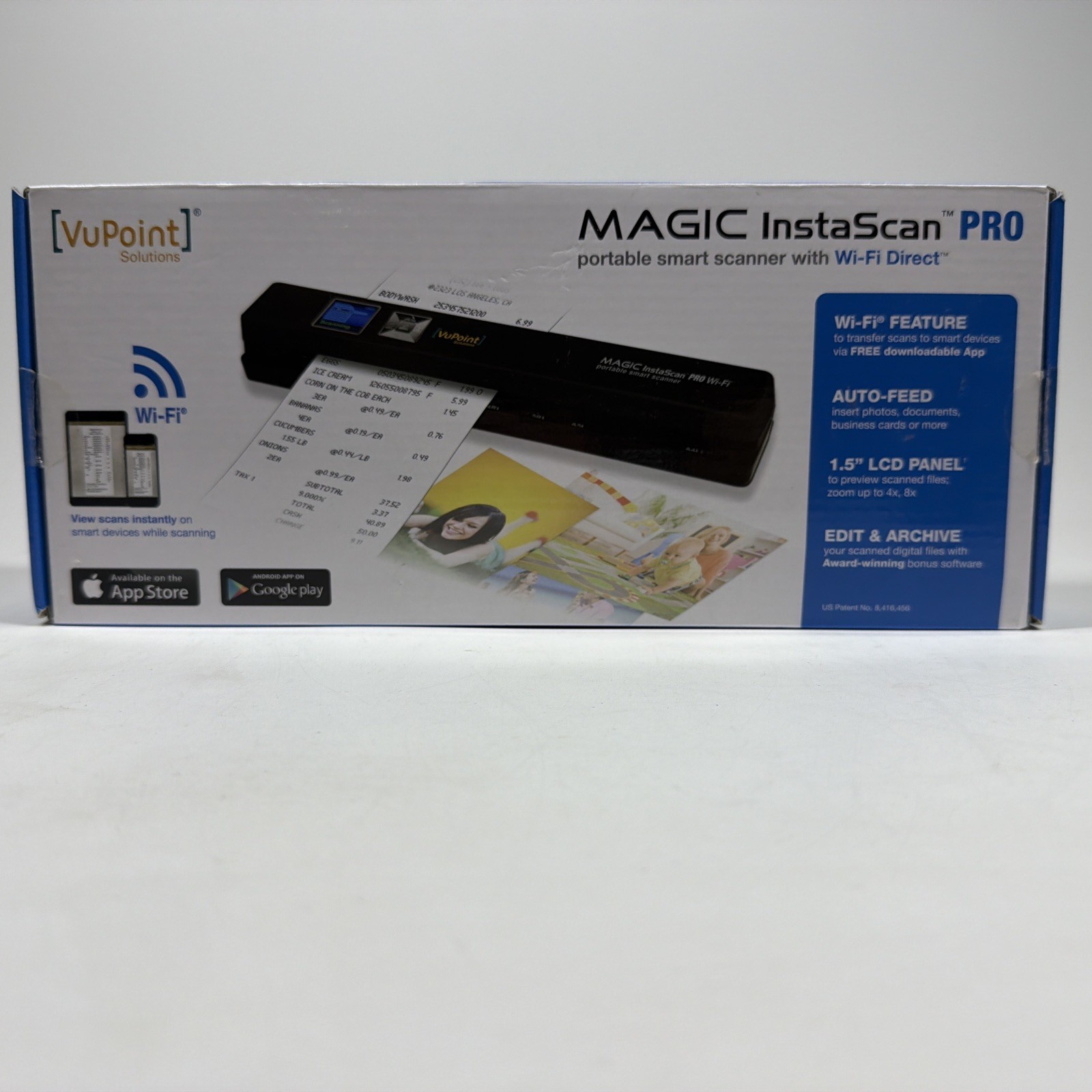 VuPoint Solutions Magic InstaScan Pro Portable Smart Scanner PDSWF-ST48BU-VP