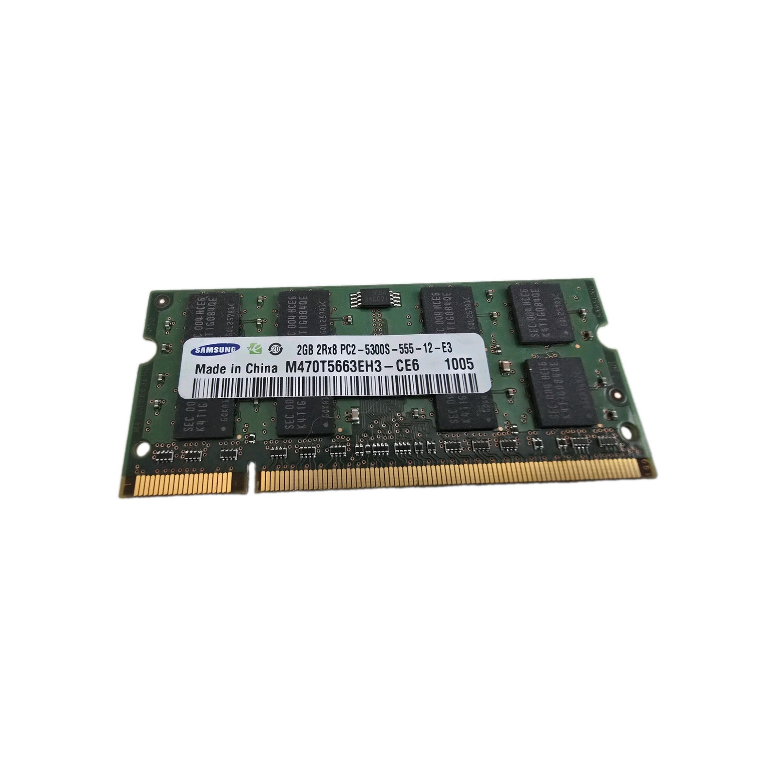 Samsung 2GB PC2-5300 DDR2-667 200pin SODIMM