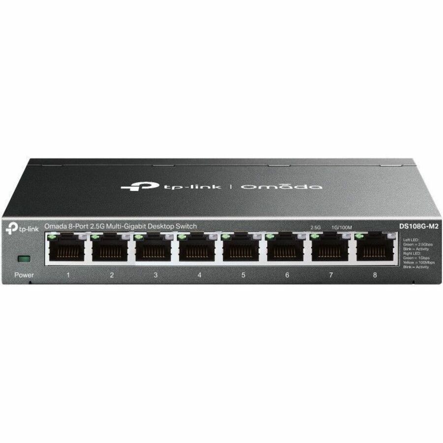 TP-Link Omada 8-Port 2.5G Multi-Gigabit Desktop Switch (ds108gm2)