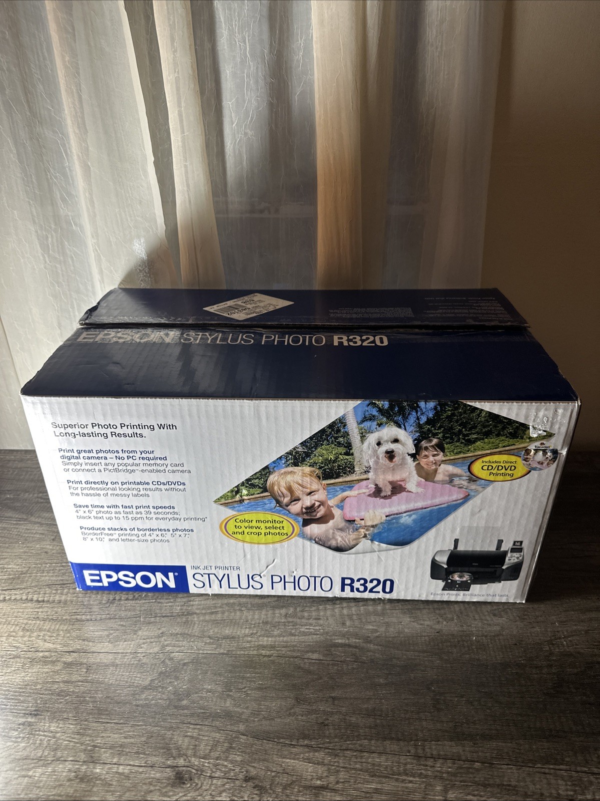 Epson Stylus Photo R320 Inkjet Color Digital Printer - Open Box