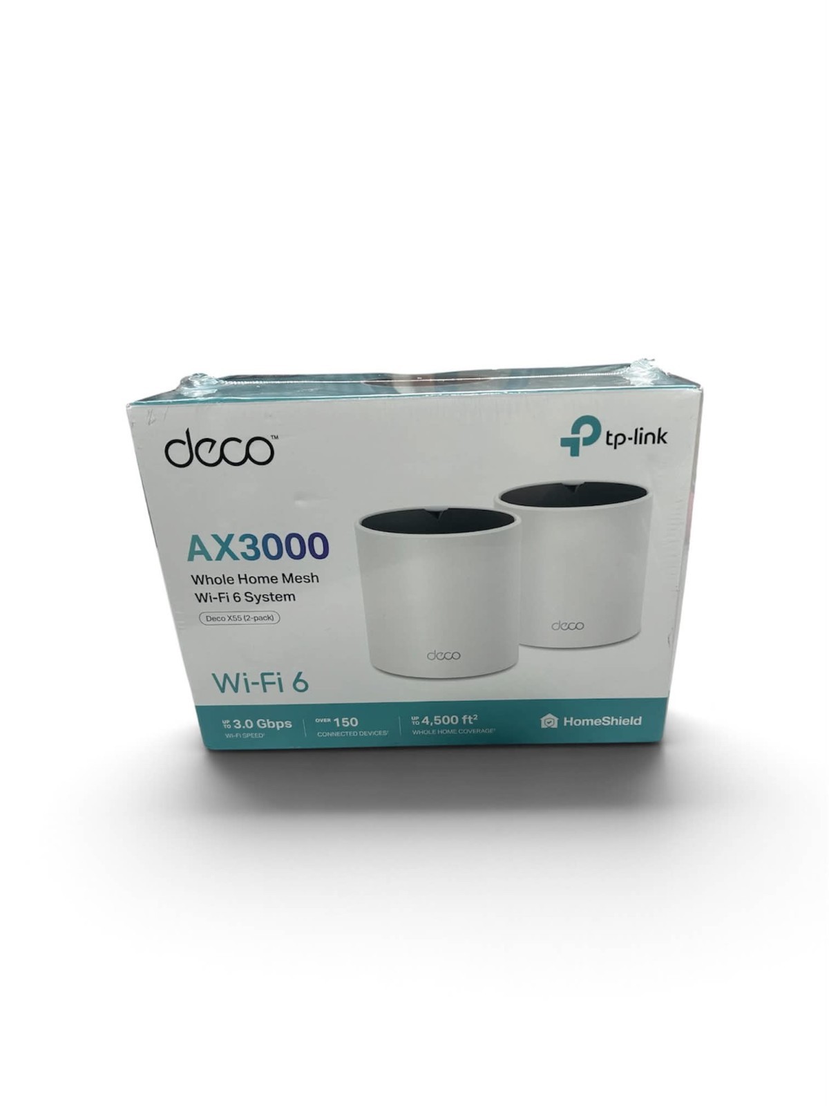 TP-Link Deco X55 AX3000 WiFi 6 Mesh System, Deco X55(2-Pack) Wi-Fi 6 Indoor 2 Pa