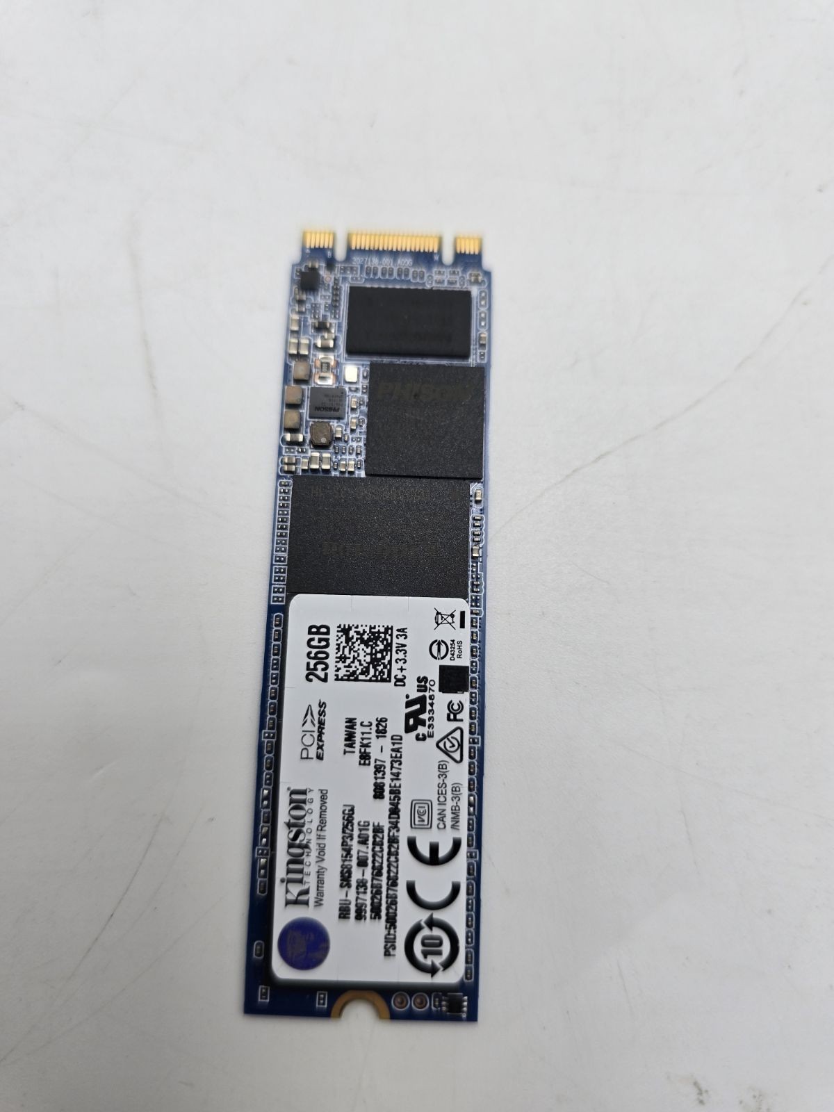 BLUE - KINGSTON 256GB SATA M2 SSD SOLID STATE DRIVE