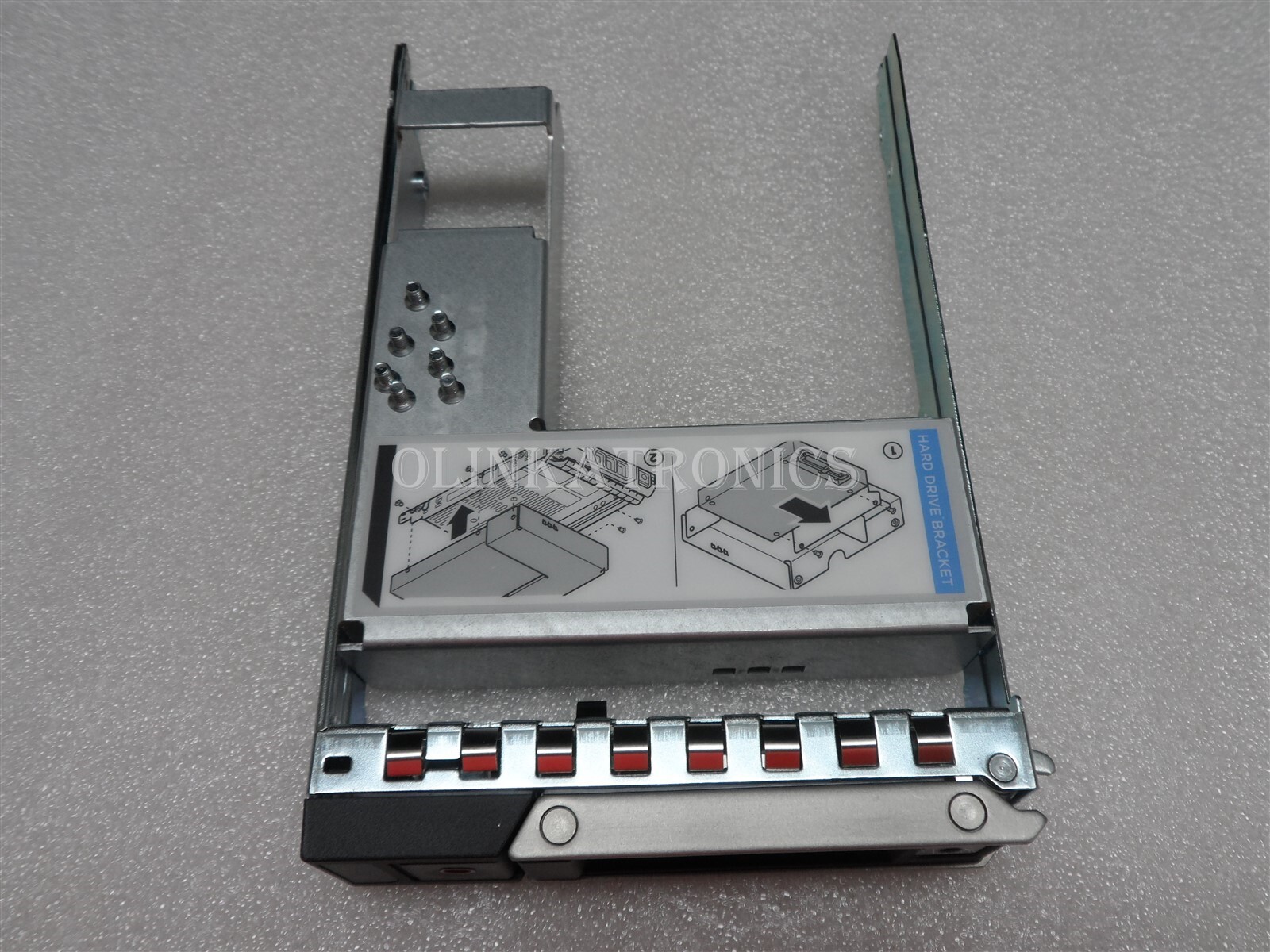 DELL EMC POWEREDGE SERVER R740 R740xd RLFF 3.5" HDD TRAY W/ 2.5" ADAPTER WH5D2