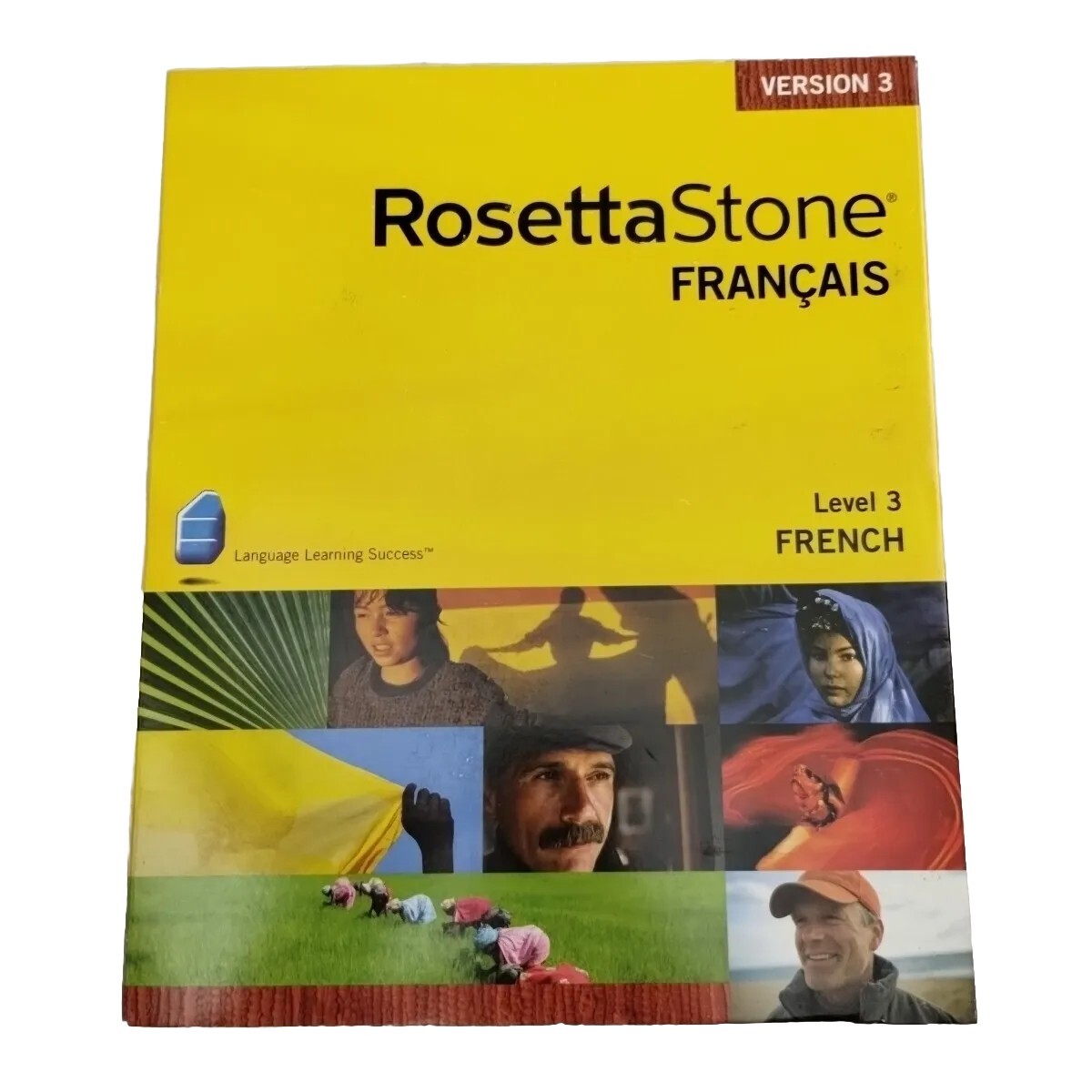 Rosetta Stone French Version 3 Level 3 W/ Audio Companion CD Books & Earphones 