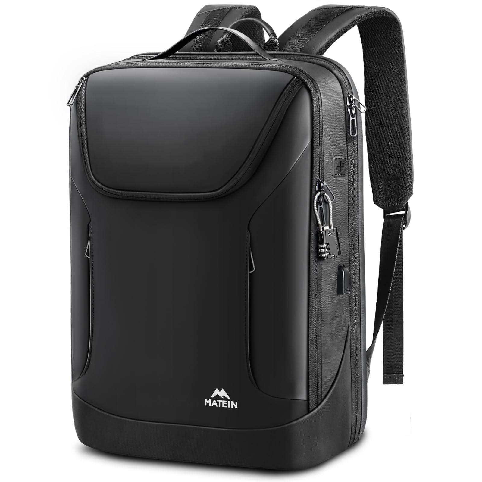MATEIN Waterproof Laptop Backpack 17 Inch, Anti Theft Business Backpack with ...