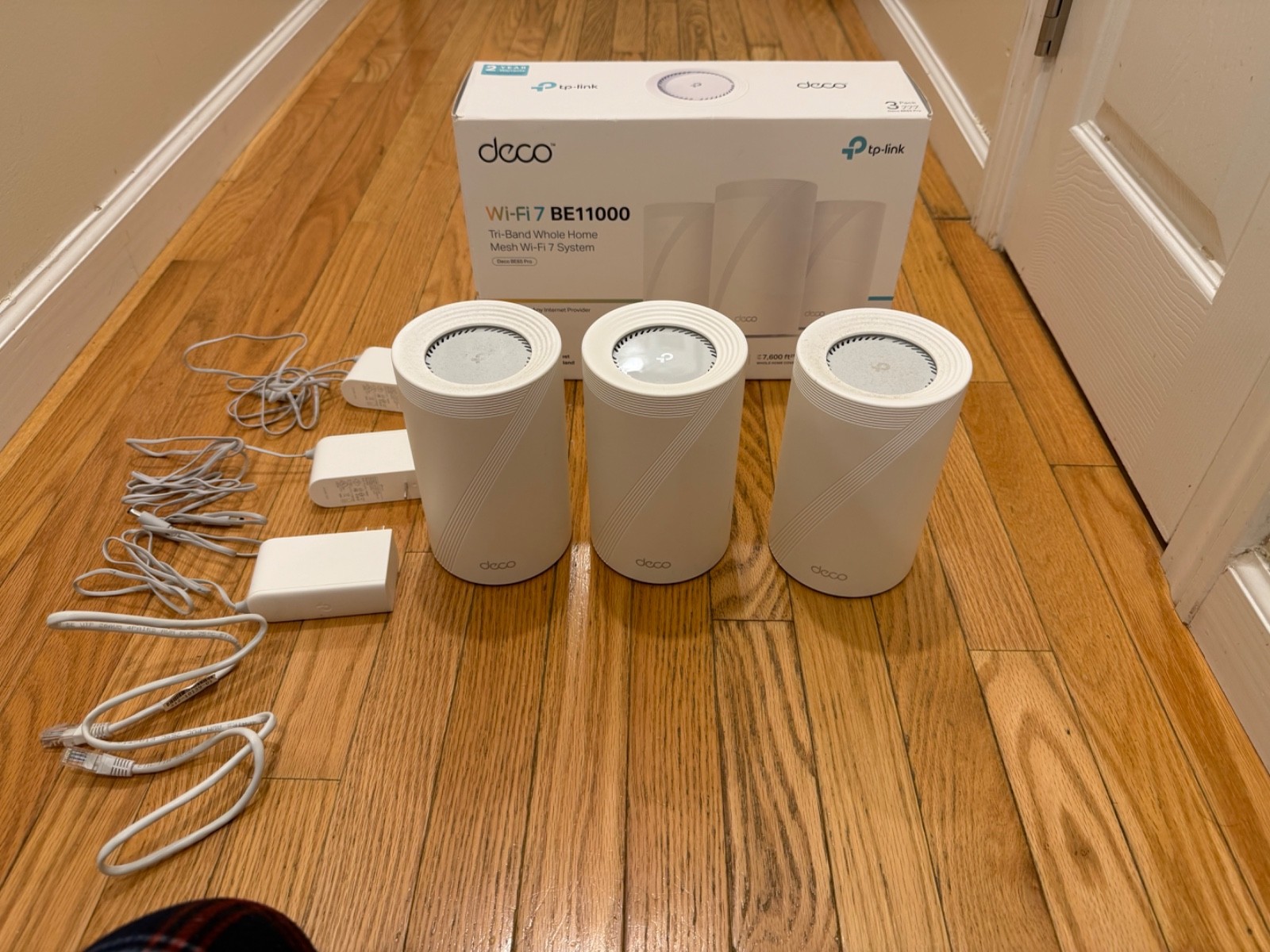 TP-Link Deco BE11000 WiFi 7 Mesh System 3-Pack - BE65 Pro