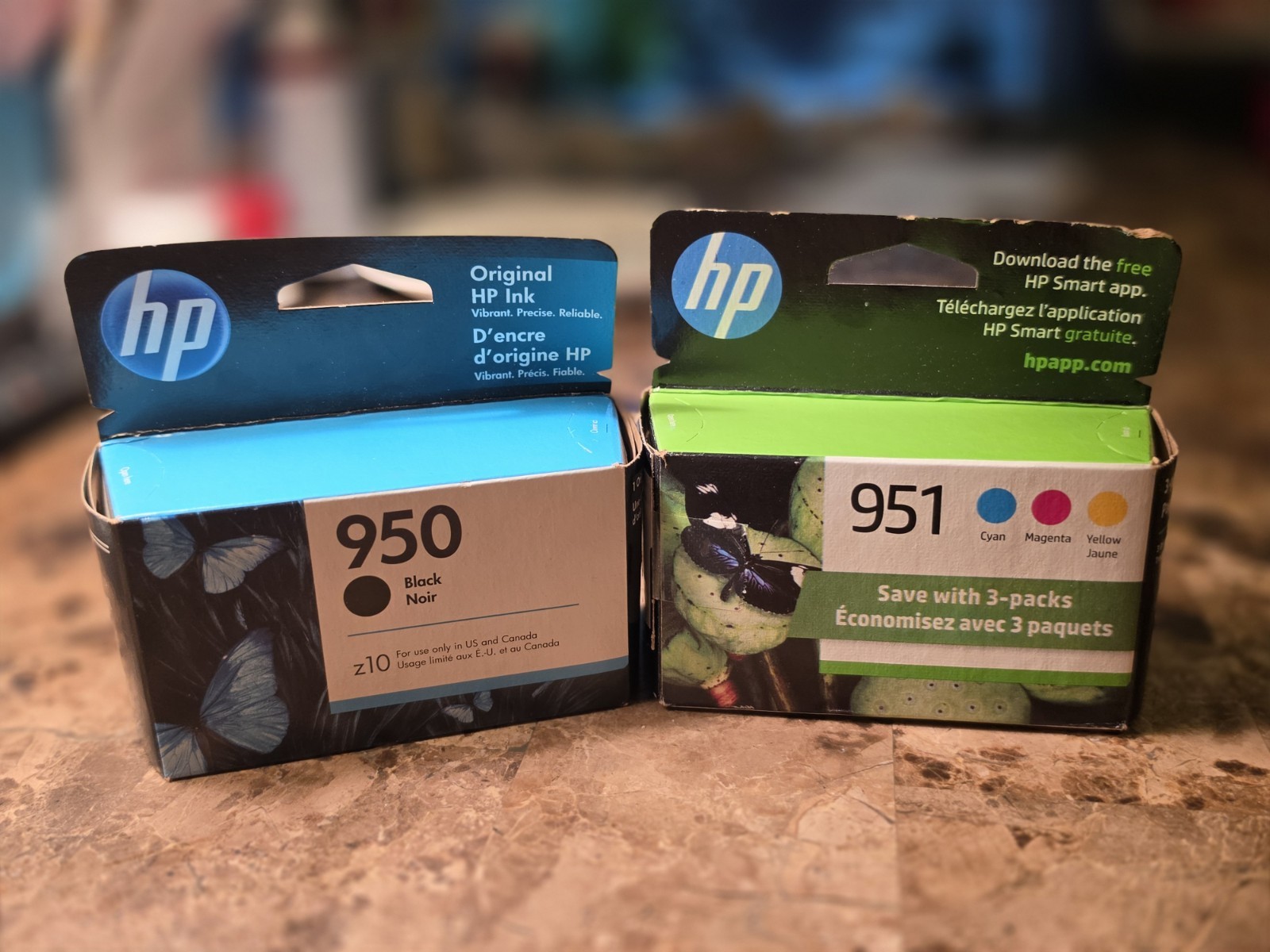 HP Ink Cartridges Black 950 Color 951