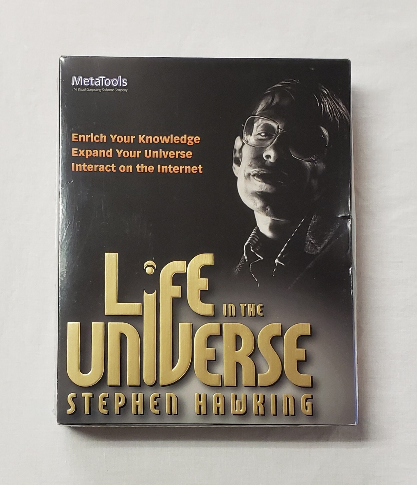 NEW Sealed MetaTools Life In The Universe: Stephen Hawking PC Interactive 3D