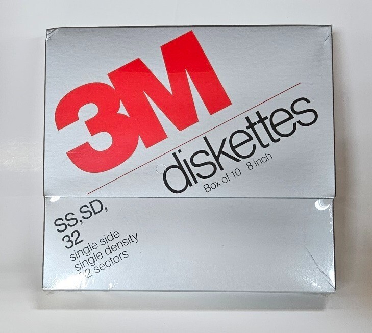 8 INCH FLOPPY DISKS.  New sealed SS SD 32 sectors.  Single Sided Single Density