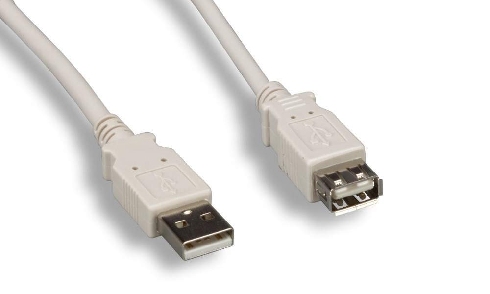 1FT USB 2.0 Extension Cable TYPE A-Male to TYPE A-Female Passive