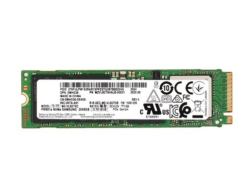 Solid State Drive Dell MHG36 (Samsung MZ-VLB2T0C) Samsung PM981A Series