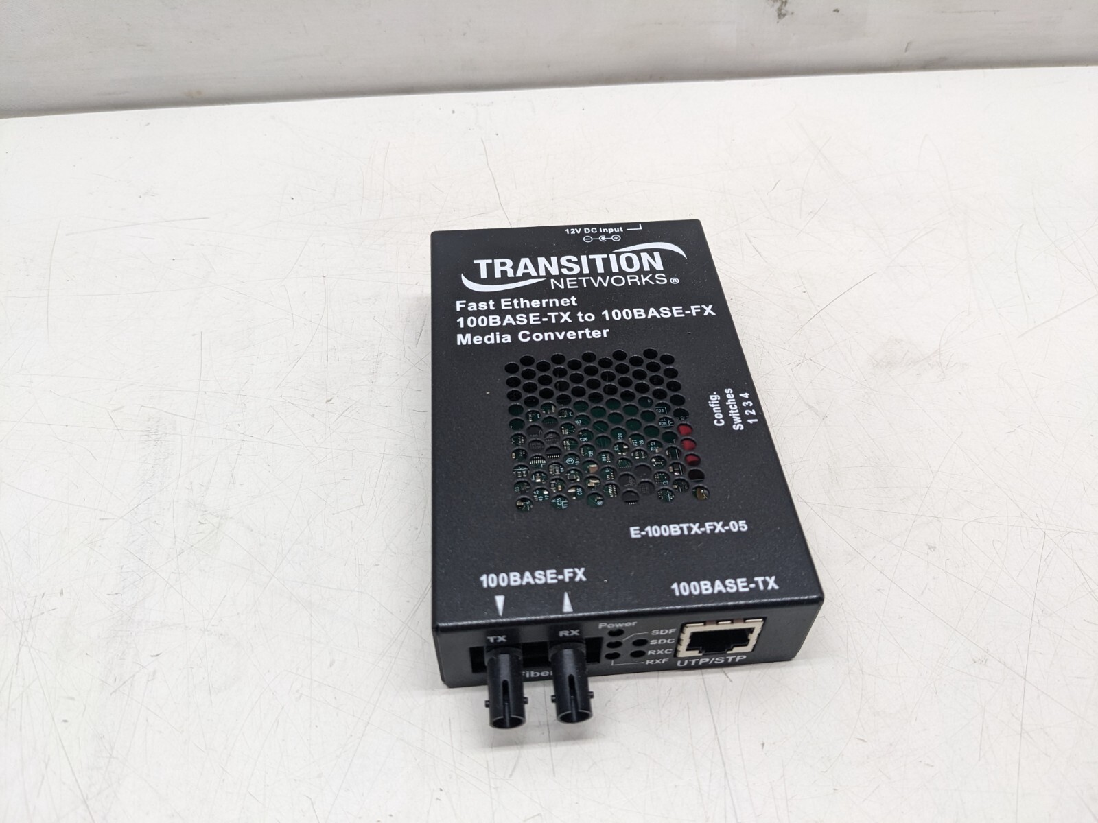 Transition Network 100Base-TX to 100BASE-FX  Media Converter