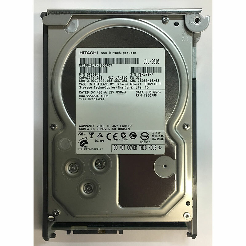 0F10942 - Hitachi Data Systems 2TB 7200 RPM SAS 3.5" HDD for AMS high density...