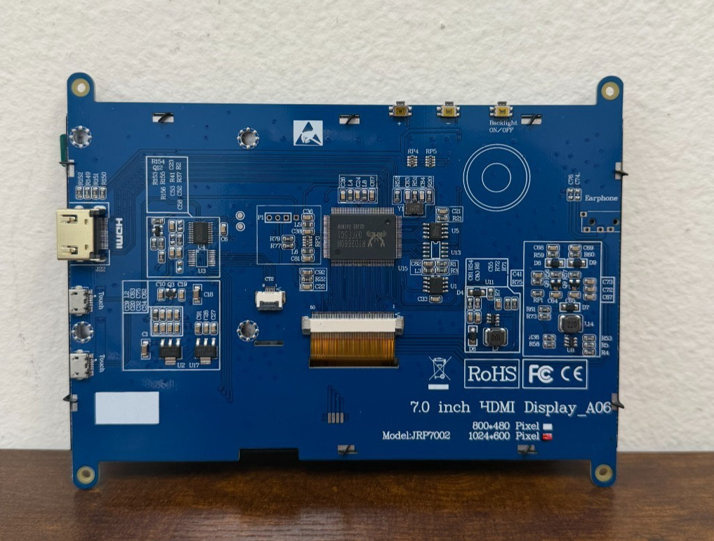 Raspberry Pi 10.1" Capacitive Touch Screen IPS LCD Display 1024x600