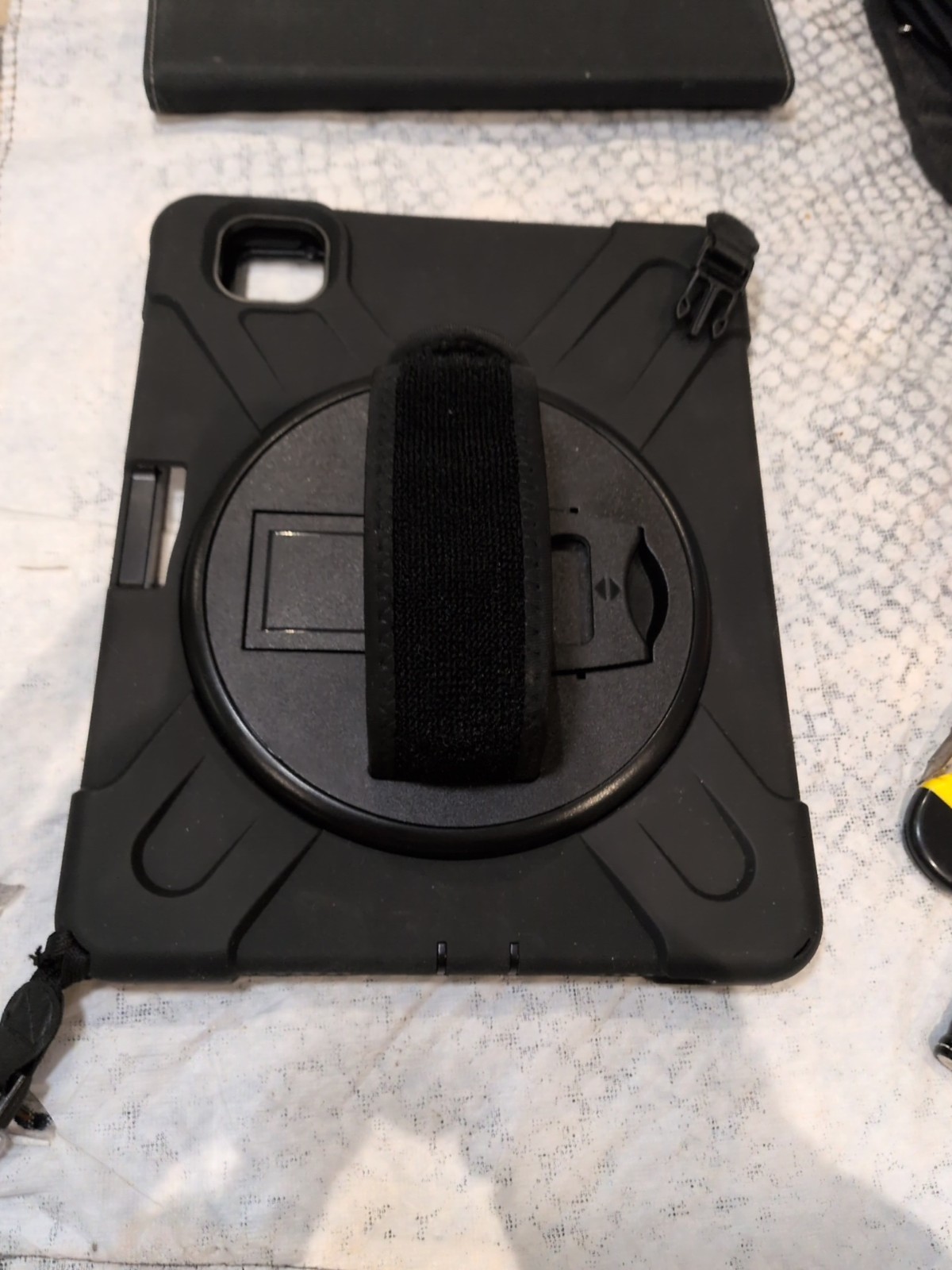 Case For IPad ~ Pro 11 2021 Black Protection Rugged Cover 360* Rotate 