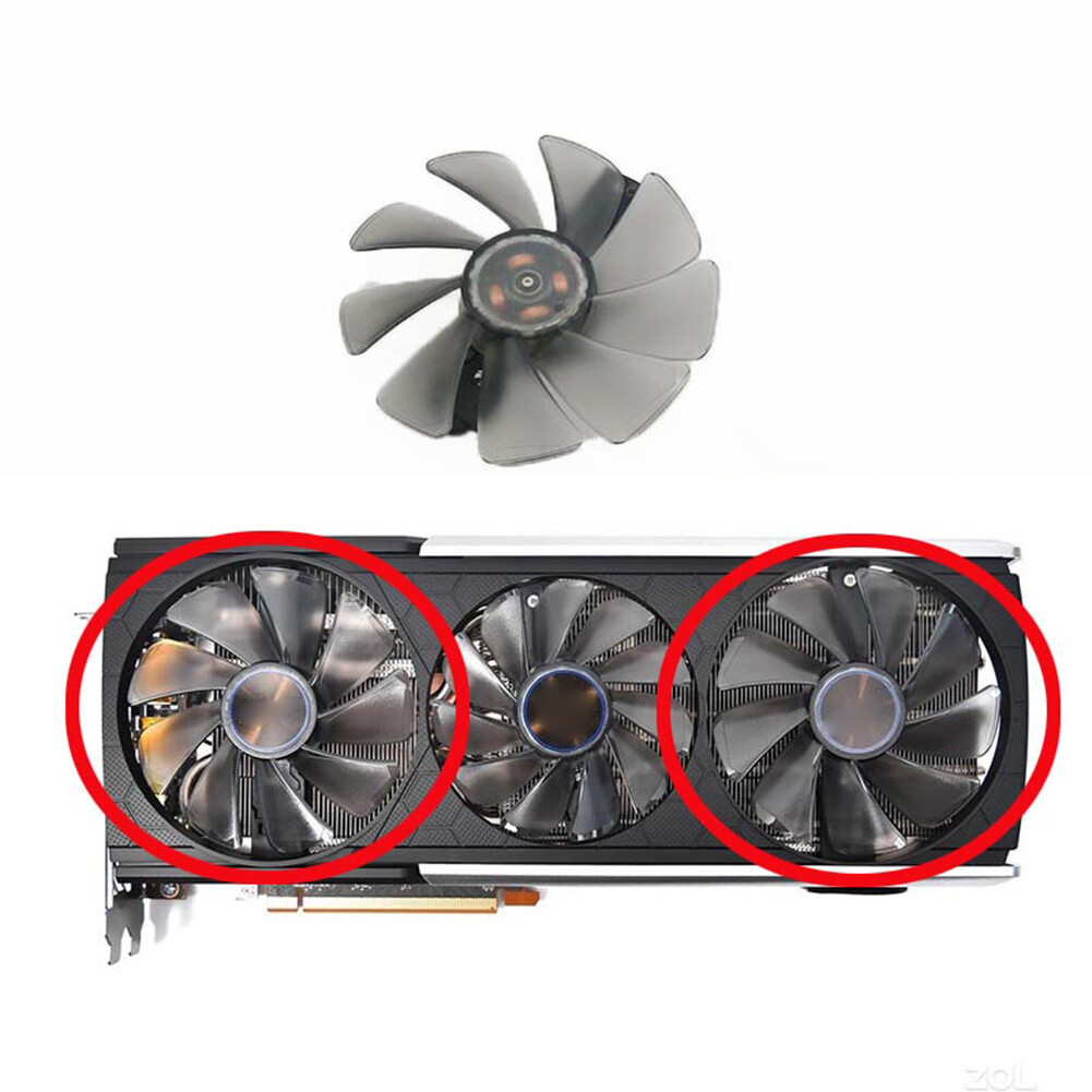 For Sapphire NITRO RX5700 XT 8GB Graphics Card fan FD10015M12D FDC10H12D9-C