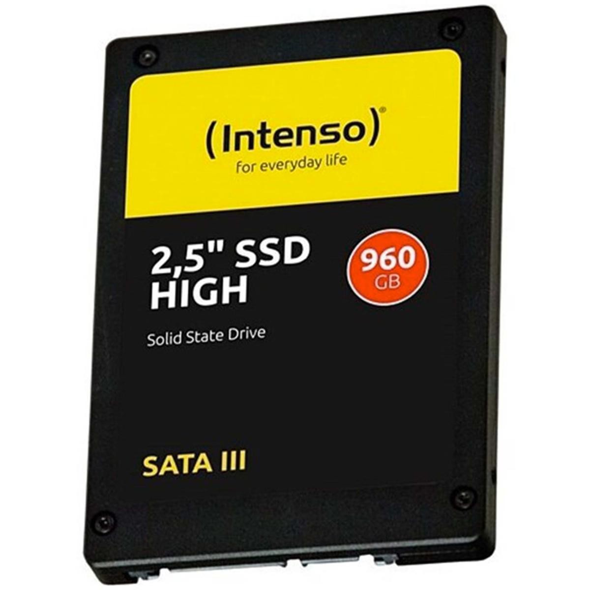 Intenso 960GB High SATA III 2.5" Internal Solid State Drive Laptop