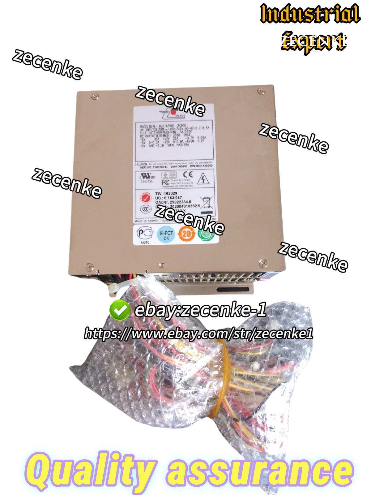 1PCS NEW HG2-6350P Advantech Industrial Computer Equipment Power Supply