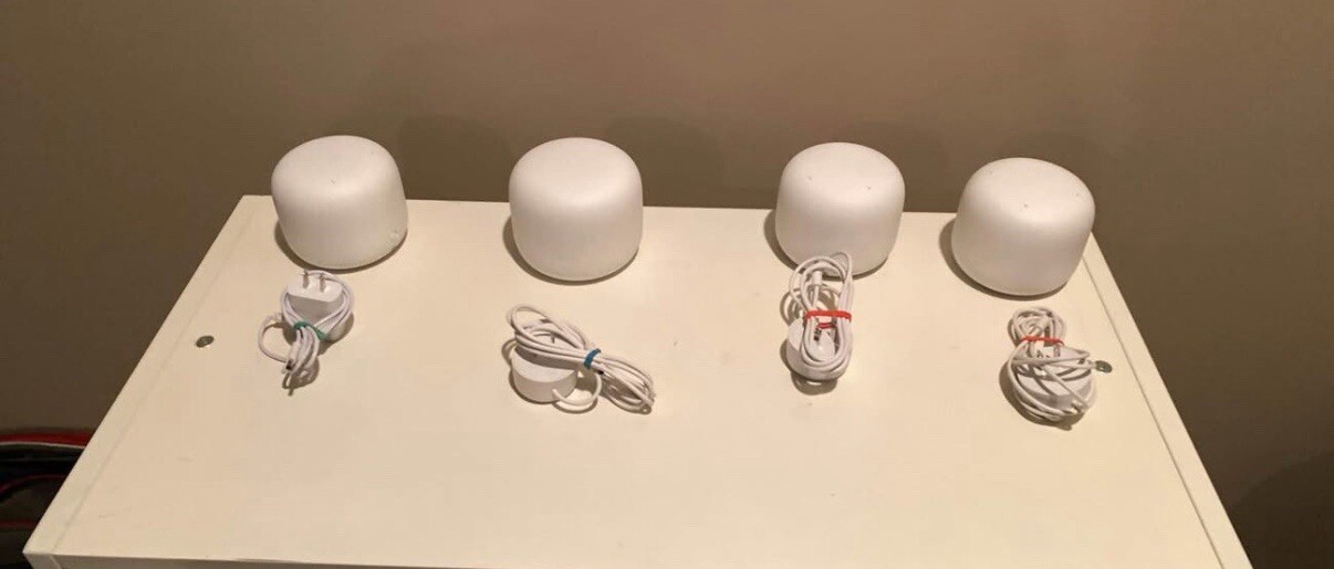 Google Nest Wifi  Gen 2 AC200 4 Pack 