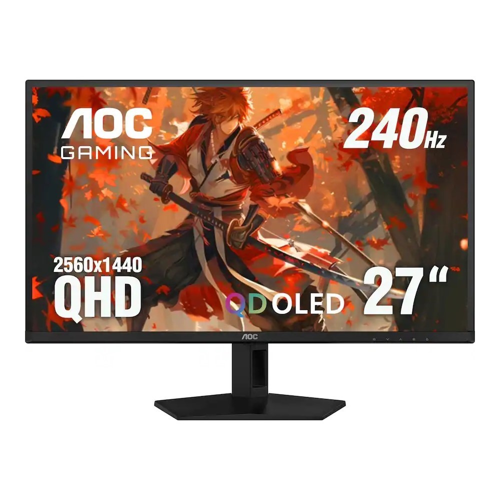 AOC Q27G41ZDF 27'' QD-OLED QHD 240hz G-Sync Compatible Gaming Monitor Black