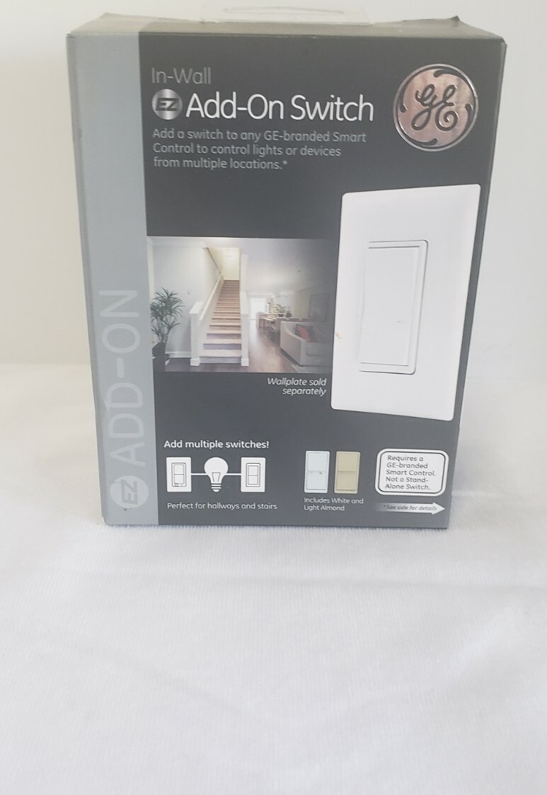 GE In-Wall EZ Add-On Switch ZW2004 Smart Control