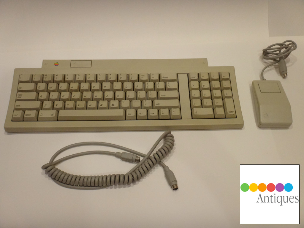 Apple Keyboard II & Mouse I for Macintosh ADB Apple Desktop Bus Mac M0487 G5431